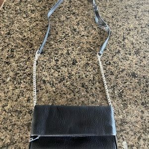 INC Averry Tunnel Convertible Cluth Crossbody Purse